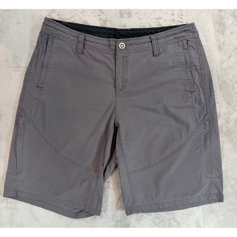 KUHL Womens Cargo Hiking Outdoor 11" Inseam Shorts Gray 14